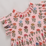 GIrls Jennifer Dress- Multi Flower Drop