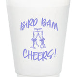 Bird Bam Cheers! (Lavender) Stadium Frosted Mahjong Cups