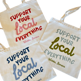 Support Your Local Everything Tote - Wichita Green