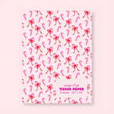 Merry & Minty Peppermint Tissue Paper - Pack of 8 Sheets 