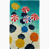 Dancing Umbrellas Tea Towel