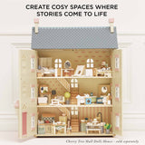 Wooden Dolls House Living Room