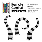 Black and White Halloween Lawn Snakes
