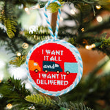 Needlepoint Ornament - Delivered