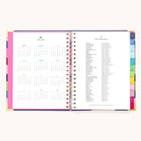 2025-2026 Spiral Weekly Simplified Planner - Rainbow Row