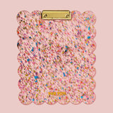 For Fun - Scalloped Clipboard - Large - Happy Confetti