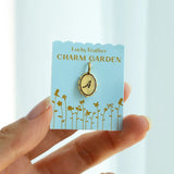 Scalloped Initial Charm
