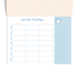 On the Menu Undated Weekly Meal Planner & Grocery List