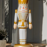 Gold Inflatable Nutcracker - 5 ft