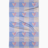 Pastel Picnic Hearts Tea Towel