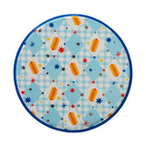 Patriotic Hot Dog Dinner Plates