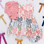 Striped Bows Baby Adaline Dress Set