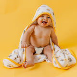 Premium Baby Knit Hooded Towel - Dozer