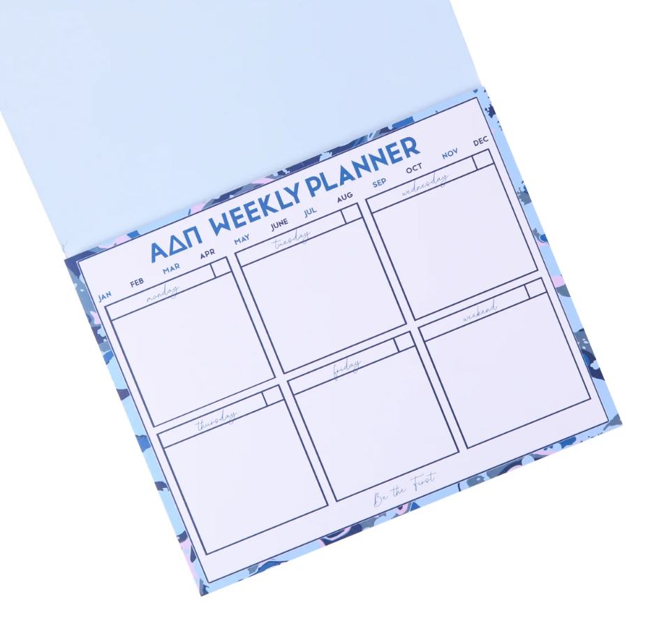 Sorority Weekly Desk Planner