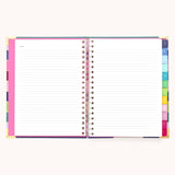 2025-2026 Spiral Weekly Simplified Planner - Rainbow Row