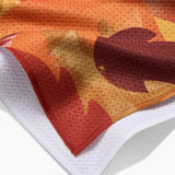 Watercolor Fallen Leaves Tea Towel