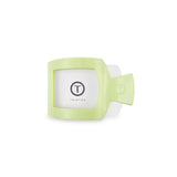Teleties Small Flat Square Clip- Aloe, There!
