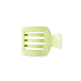 Teleties Small Flat Square Clip- Aloe, There!