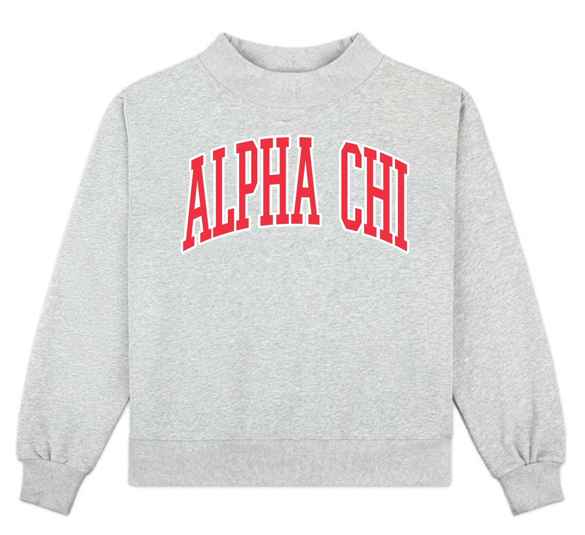 Campus Mock Neck Sweatshirt