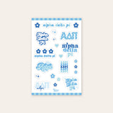 Sorority Sticker Sheet - 19 Chapters Available