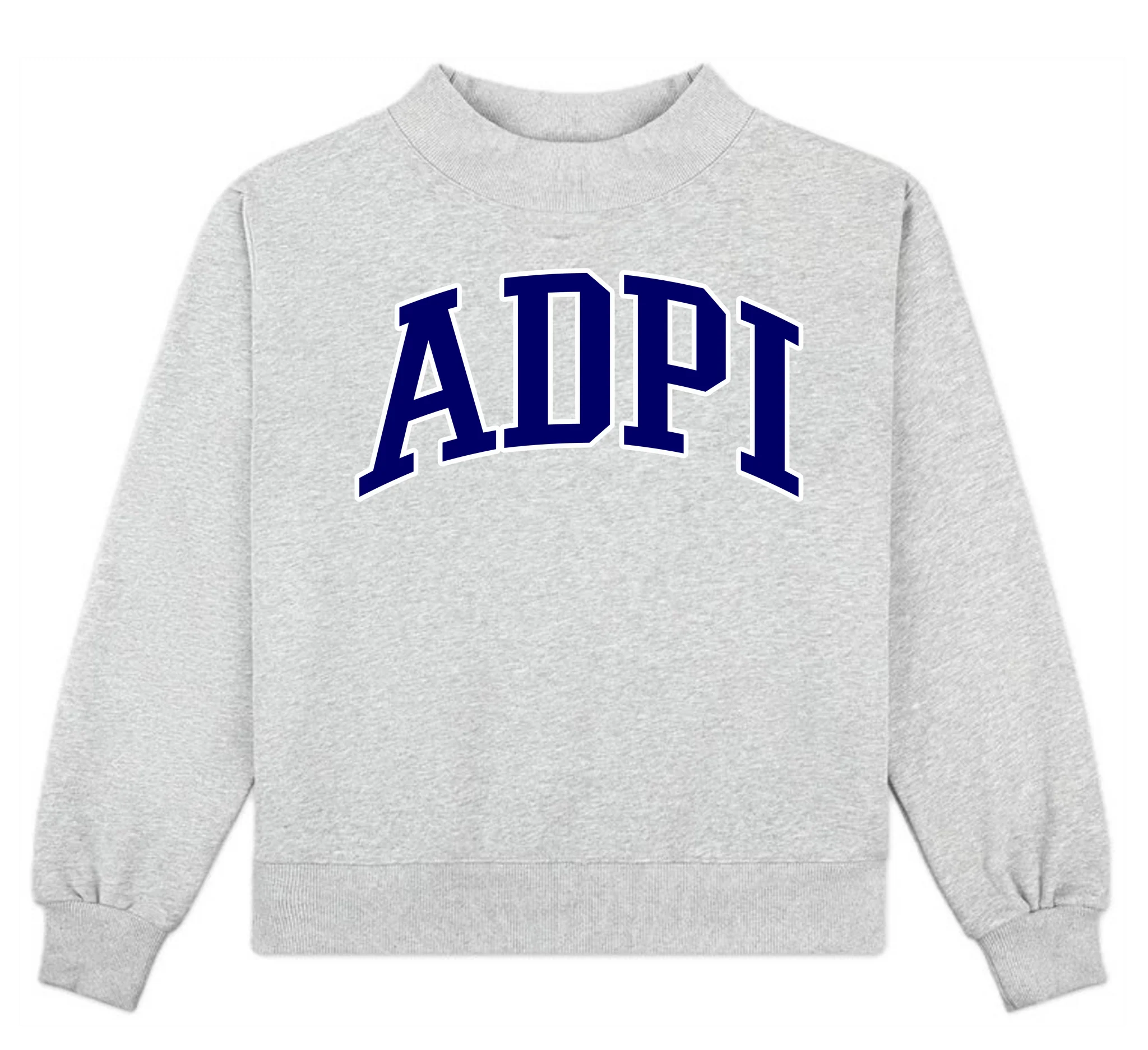 Campus Mock Neck Sweatshirt