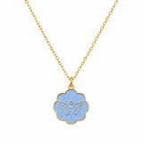 Angel Wings Gold Charm Necklace