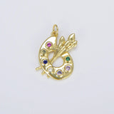 Artist Palette Charm