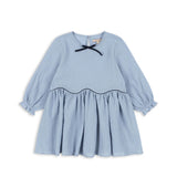 Ava Dress- Blue Fog