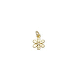 Tiny 6 Petal Flower Charm