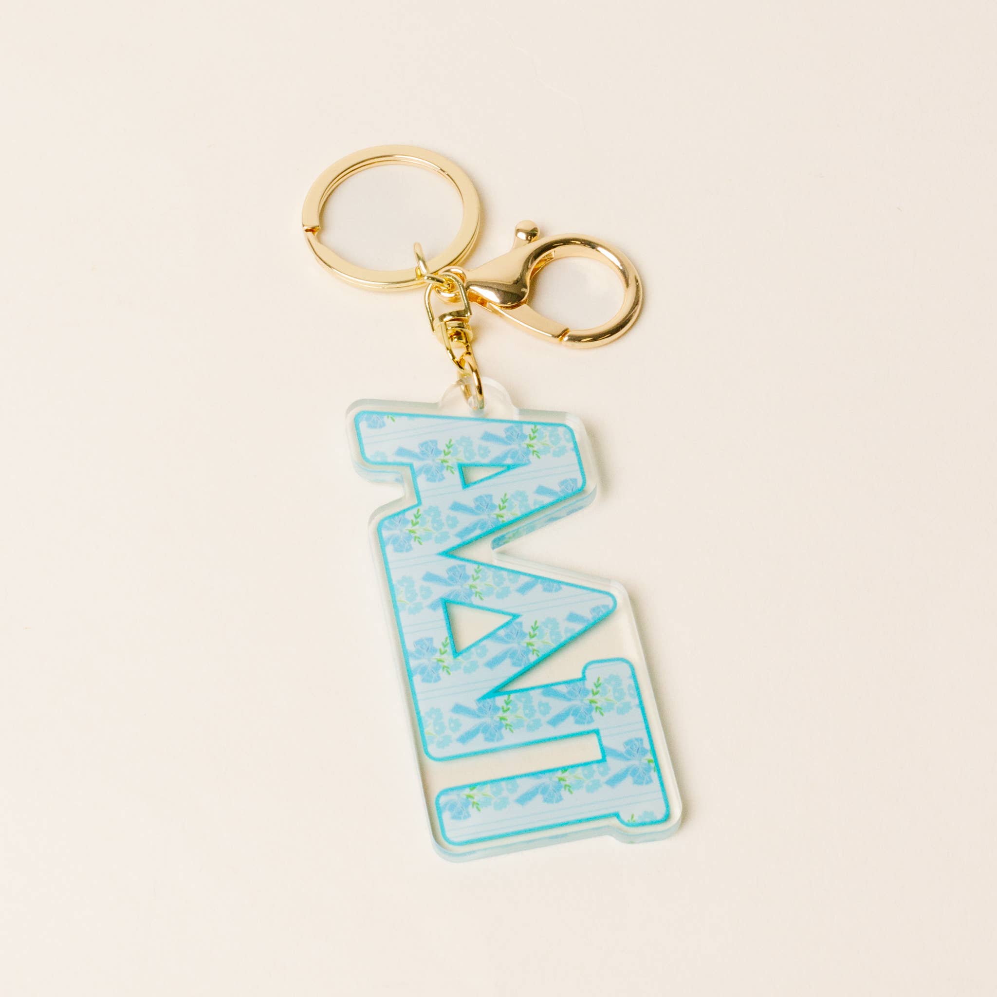 Sorority Oh So Fancy Letter Acrylic Keychain