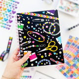 Bead Dazzled Spiral Notebook