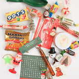 Retro Red Mesh Surprise Christmas Stocking Pre Filled 