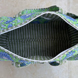 Alice Green and Blue Floral Duffel Bag