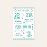 Sorority Sticker Sheet - 19 Chapters Available