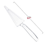 Clear Disposable Plastic Cake Cutter/Lifter - 5 pcs