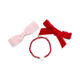 Holiday Tree Bows & Bracelet Gift Set