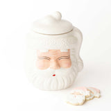 White Santa Cookie Jar
