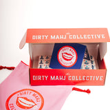 The Dirty Mahj Tile Set for Mahjong Play (with pouch)
