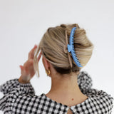 Two-Toned Shiny Midi Hold Everything Claw