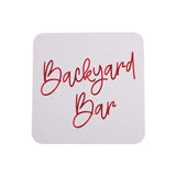 Backyard Bar Summer Bar Coasters
