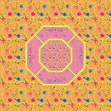 Bagua Blossom Mahjong Tablecloth