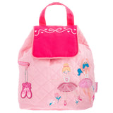 Quilted Backpack- Ballet
