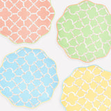 Bamboo Pattern Dinner Plates