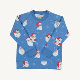 Cassidy Comfy Crewneck- Barbados Blue