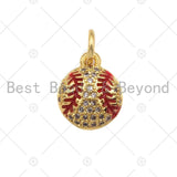 Baseball  Charm- Gold