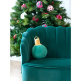 Merry Bauble Small Pillow- Green