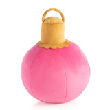 Merry Bauble Small Pillow- Pink
