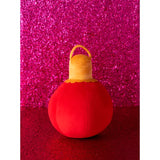 Merry Bauble Small Pillow- Red