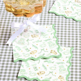 Bach Napkins Green Pattern