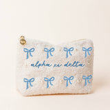 Sorority Bows & Pearls Teddy Pouch